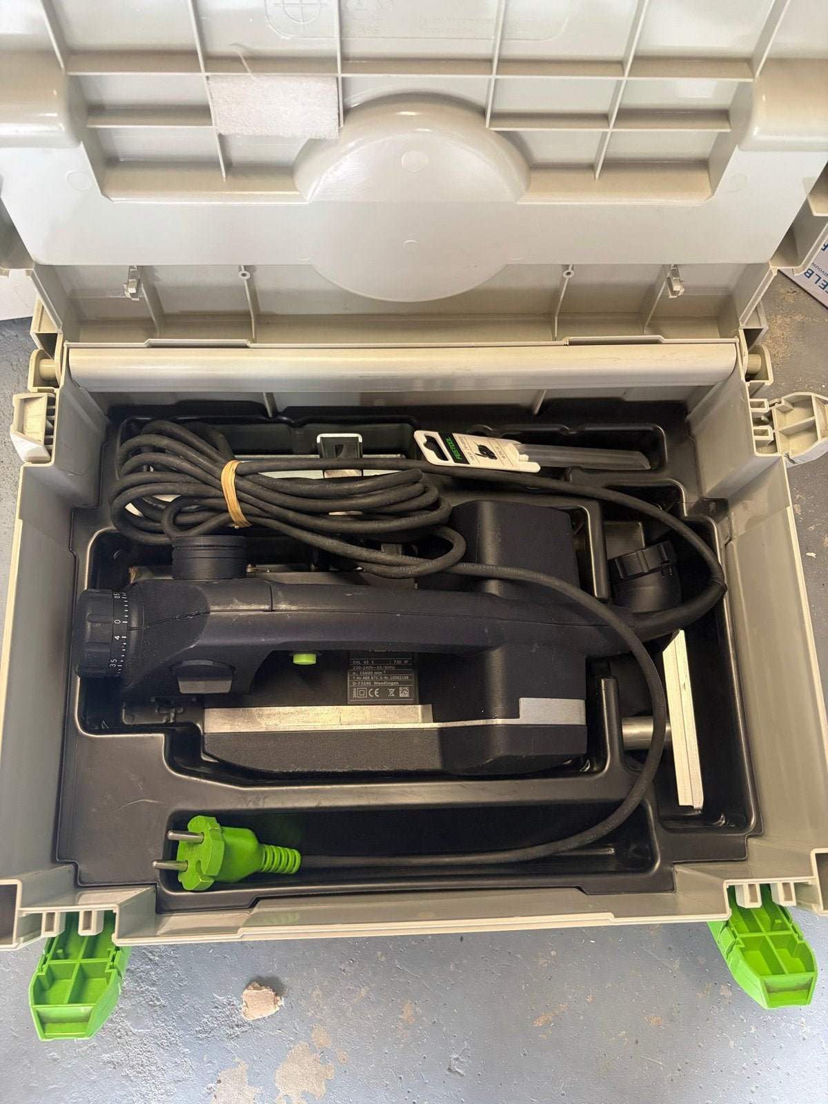 Festool EHL 65 E-Plus Eenhandsschaafmachine, Ophalen, Nieuw
