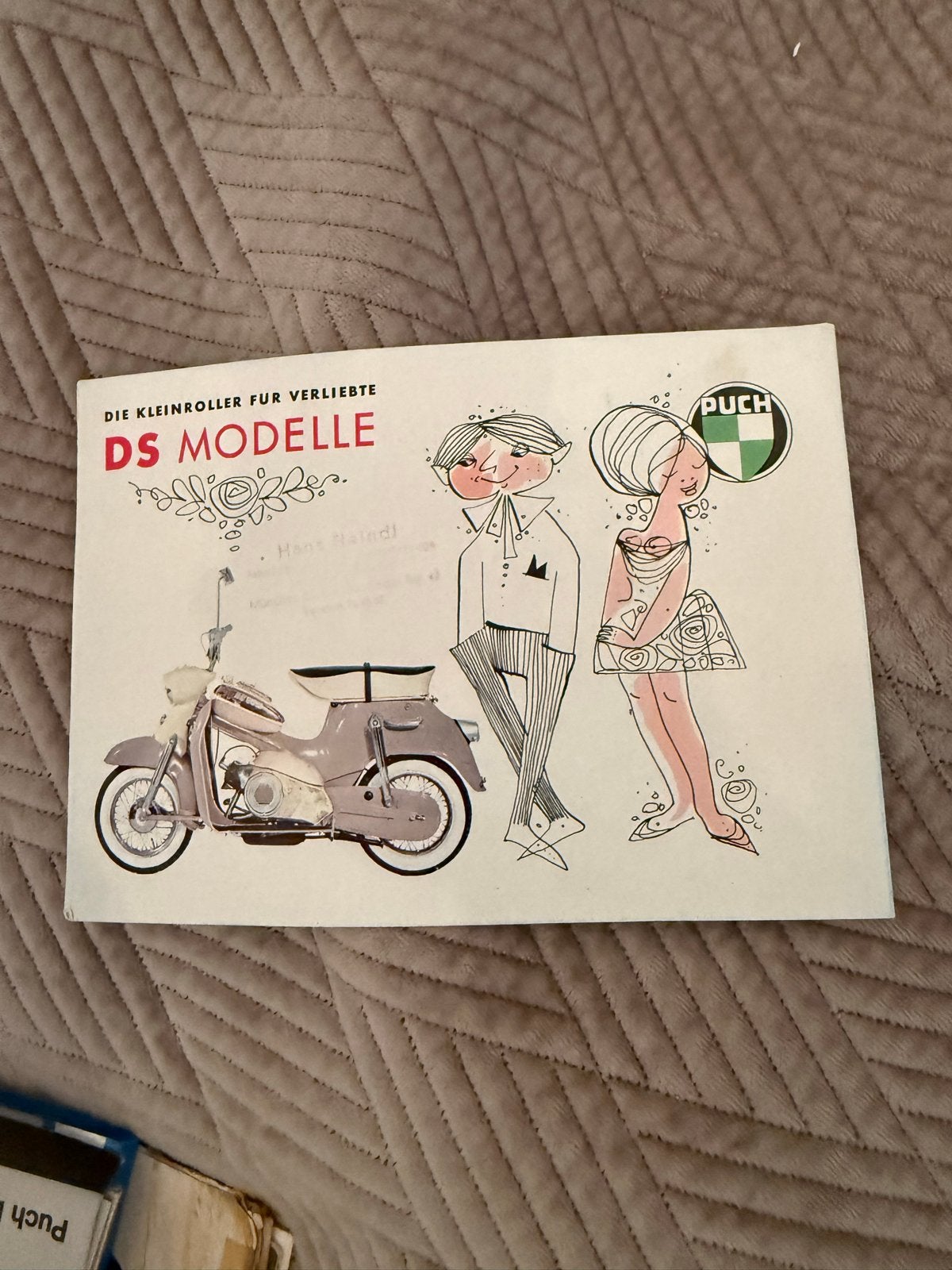 Puch DS Modelle Bromfiets Brochure - Zeldzaam, Fietsen en Brommers, Ophalen of Verzenden