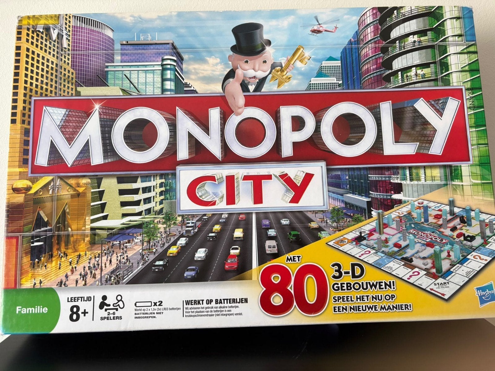 Monopoly City Bordspel - Bouw je eigen stad!, Een of twee spelers, Ophalen of Verzenden, Zo goed als nieuw, Hasbro