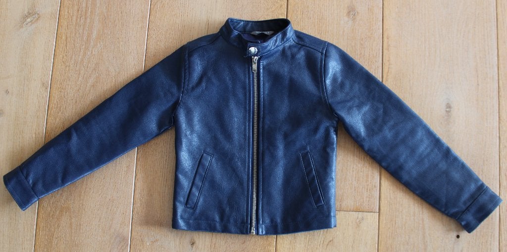 Imitatieleren jack van Quapi 110/116, Kinderen en Baby's, Kinderkleding | Maat 110, Gebruikt, Meisje, Ophalen of Verzenden, Quapi