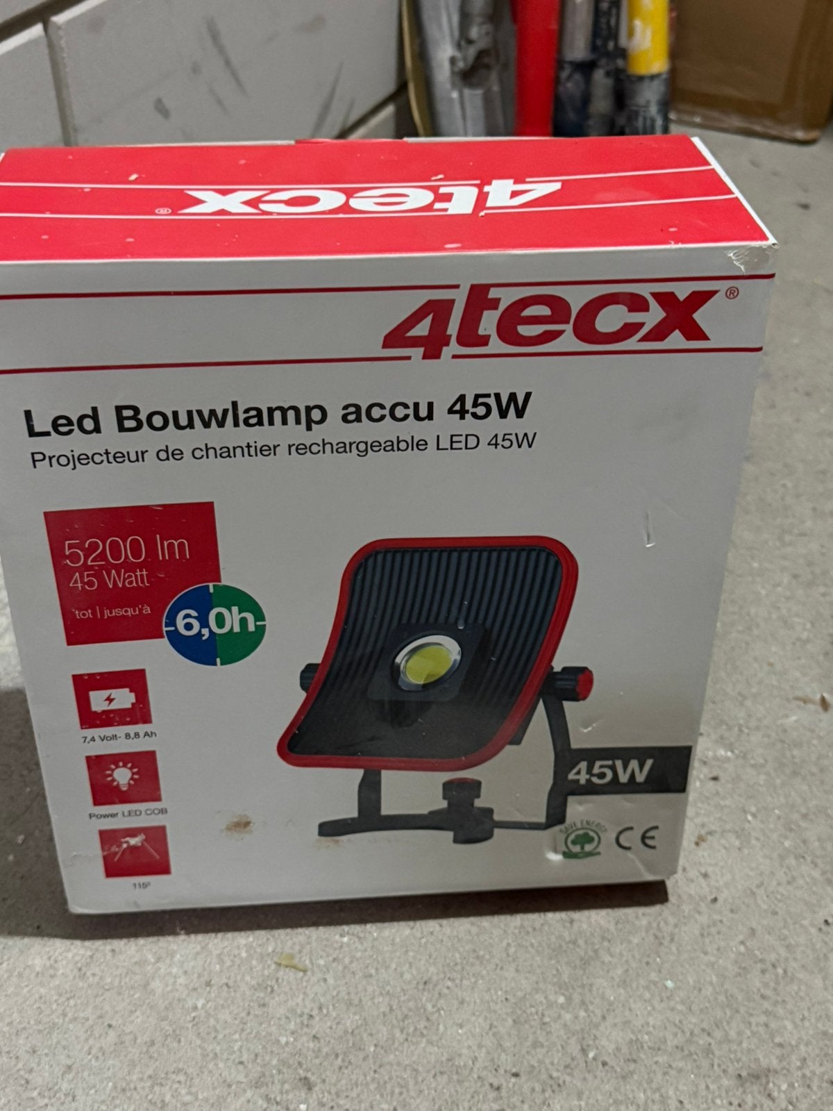 Bouwlamp halogeen     25 euro, Ophalen, Zo goed als nieuw, 500 watt of meer