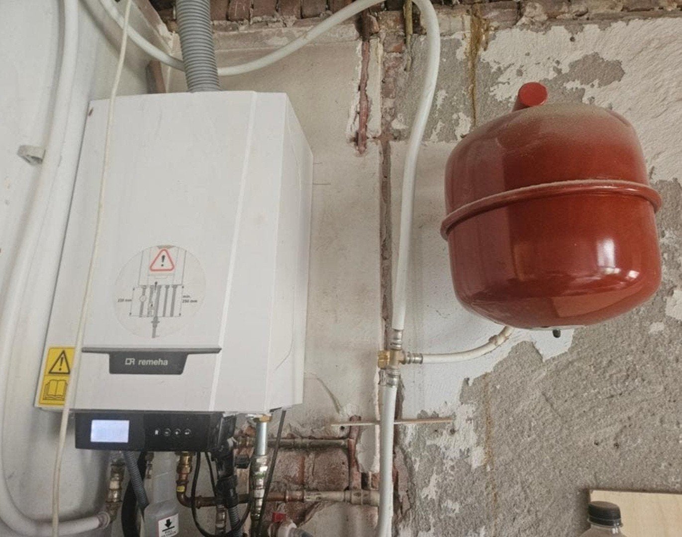 CV combiketel Remeha Tzerra, wegens overstap warmtepomp, Ophalen, Gebruikt, Hoog rendement (Hr), Cv-ketel of Combi-ketel