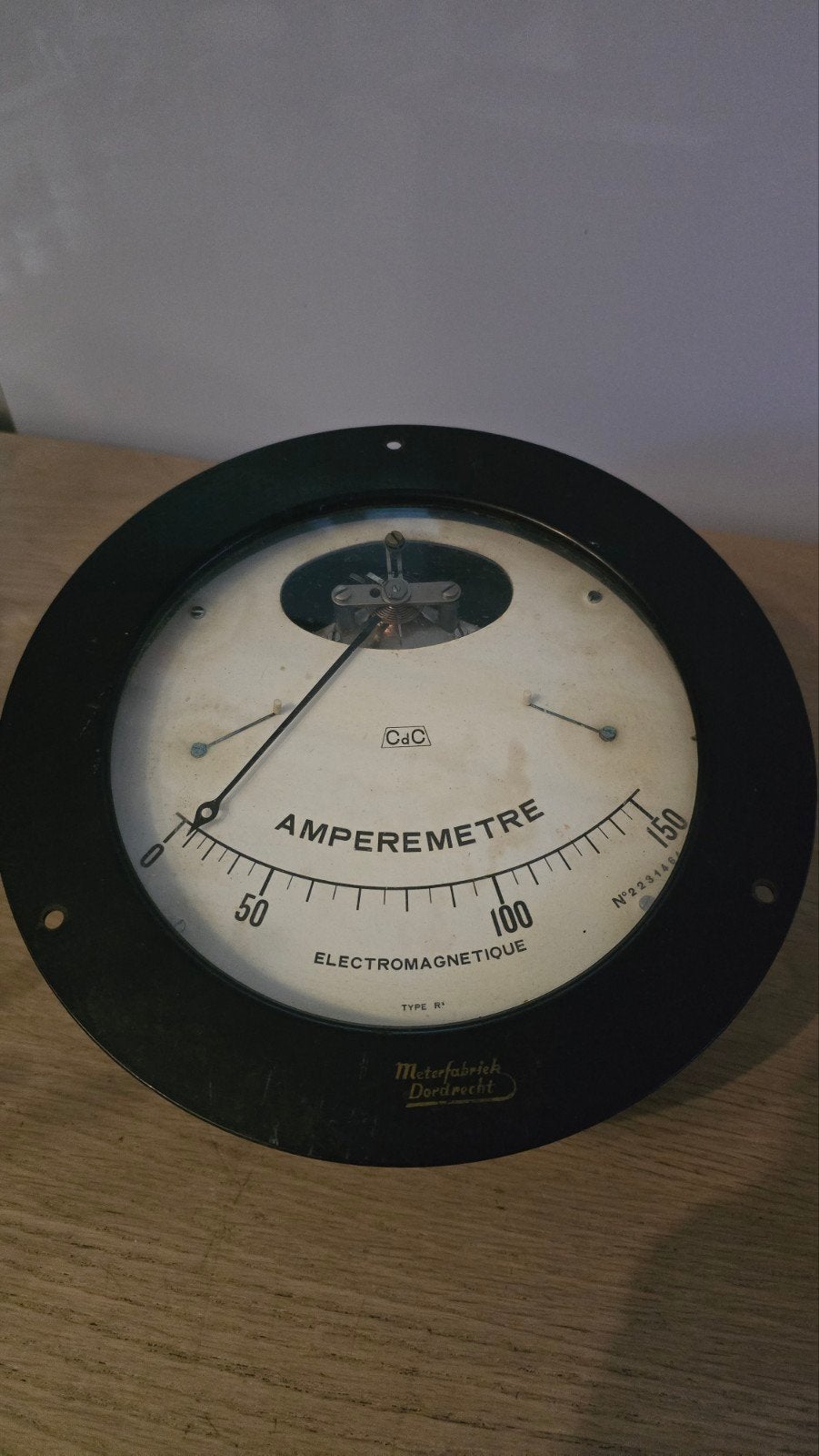 Antieke Elektromagnetische Ampèremeter Dordrecht, Ophalen of Verzenden