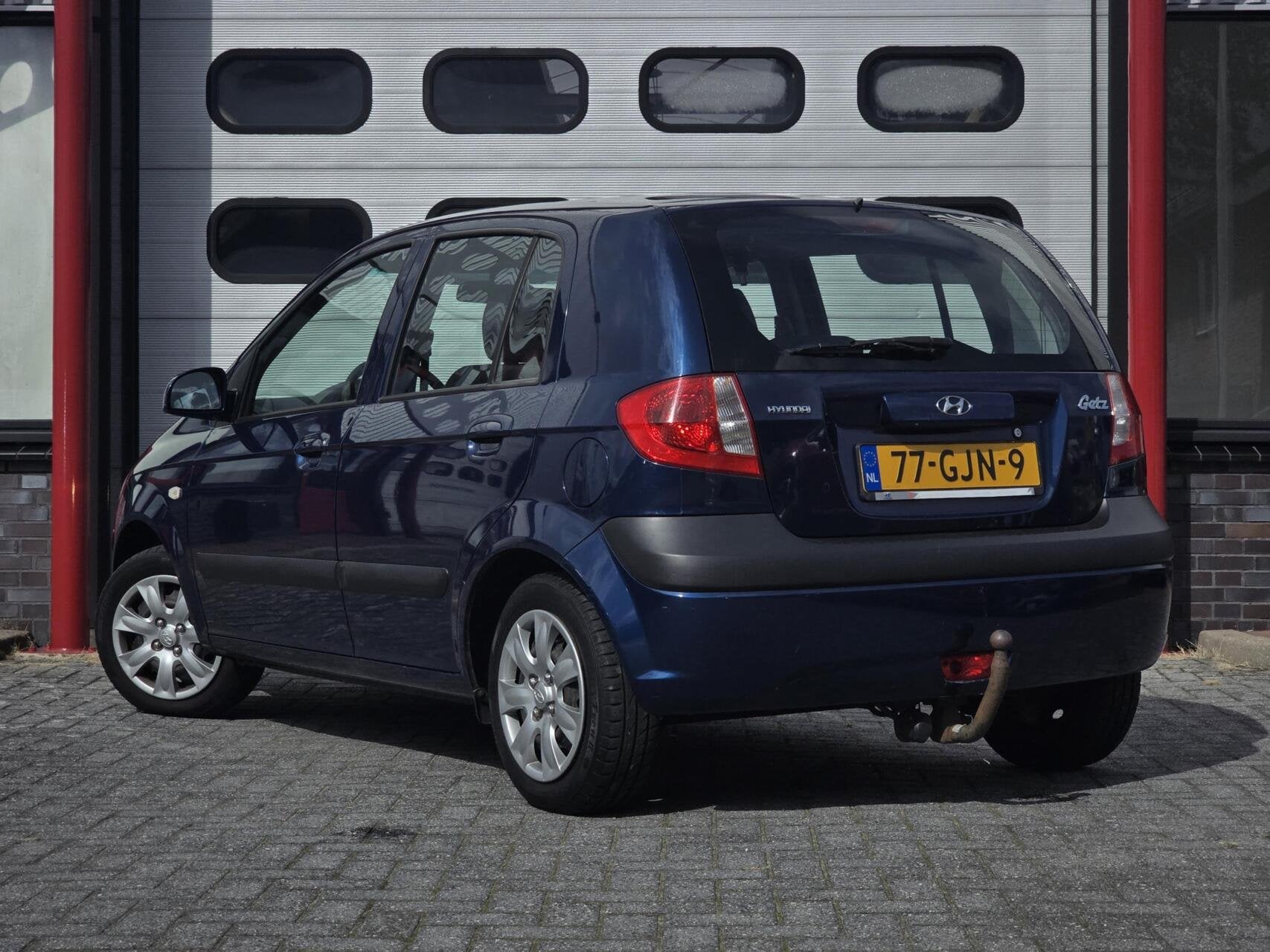 Hyundai Getz 1.4i Active Cool Airco/Trekhaak/Bluetooth, Voorwielaandrijving, 4 cilinders, Blauw, Elektrische ramen