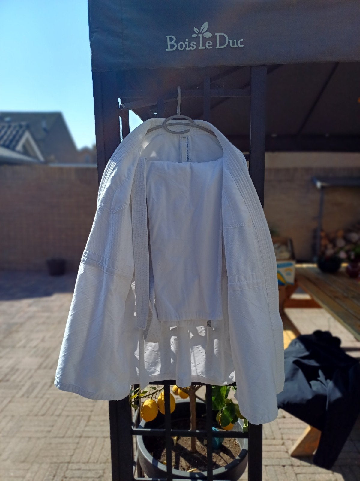 Judopak. Z.g.a.n. 180 cm. M, Maat XS of kleiner, Ophalen of Verzenden, Zo goed als nieuw, Judo