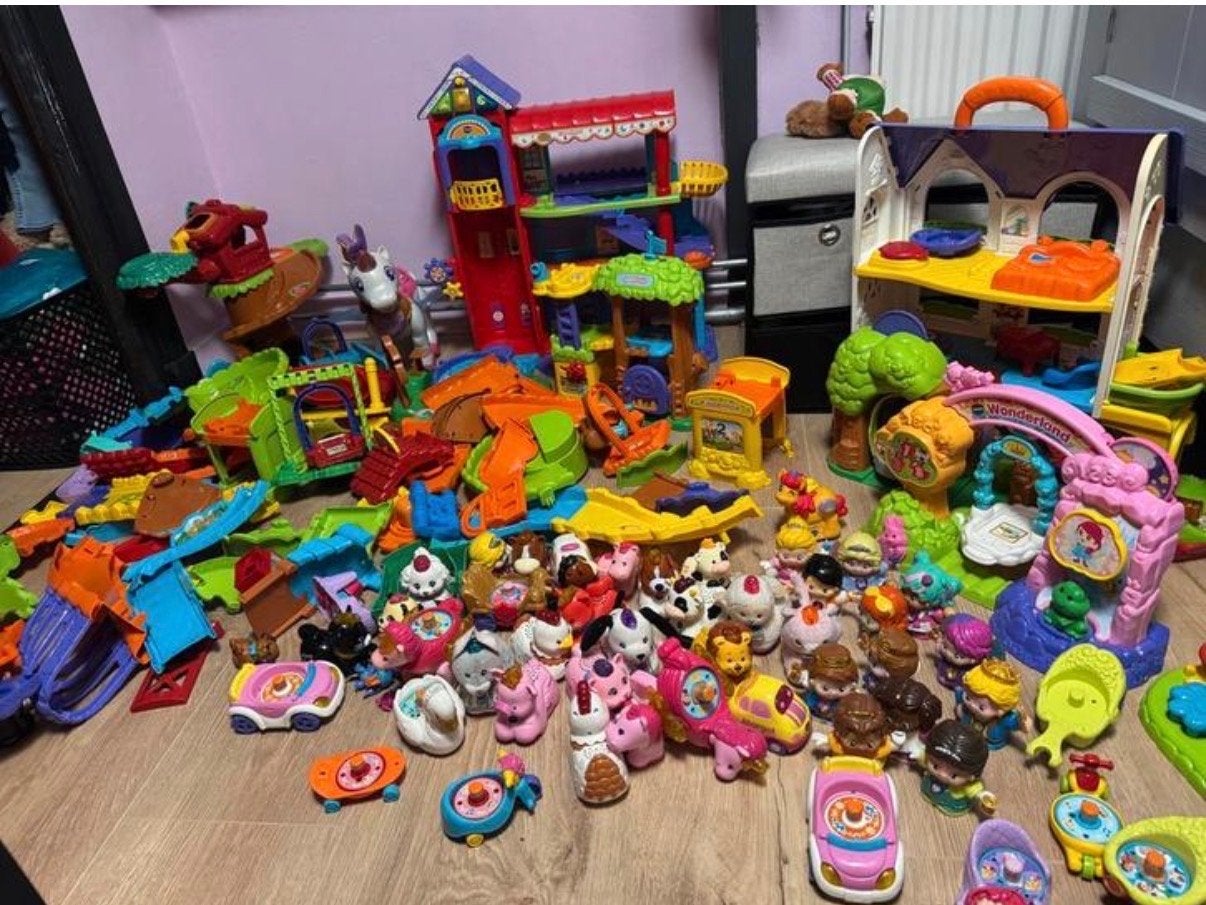 Grote VTech Zoef Zoef Dieren en Toet Toet Auto's collectie, Ophalen, Zo goed als nieuw, Overige typen, Met licht