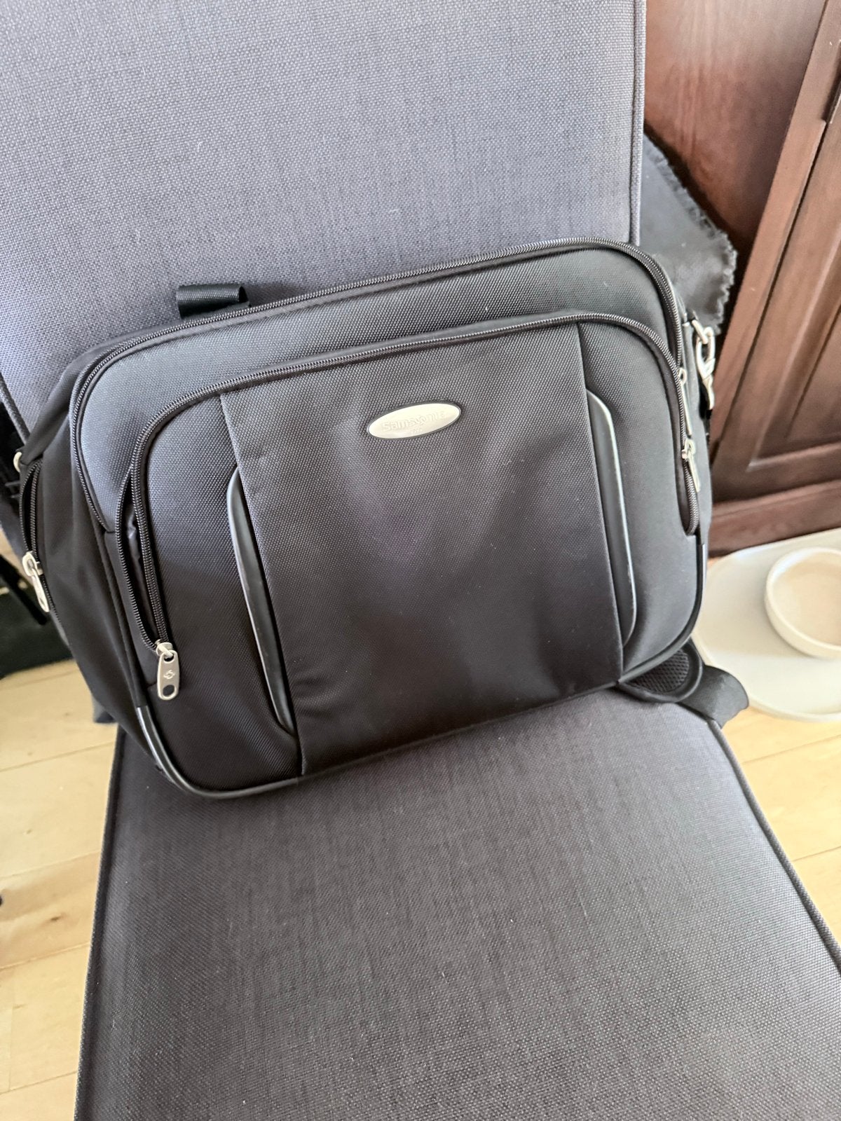 Samsonite laptoptas/schoudertas - Zwart, 40 tot 60 cm, 20 tot 30 cm, Zwart, Nieuw