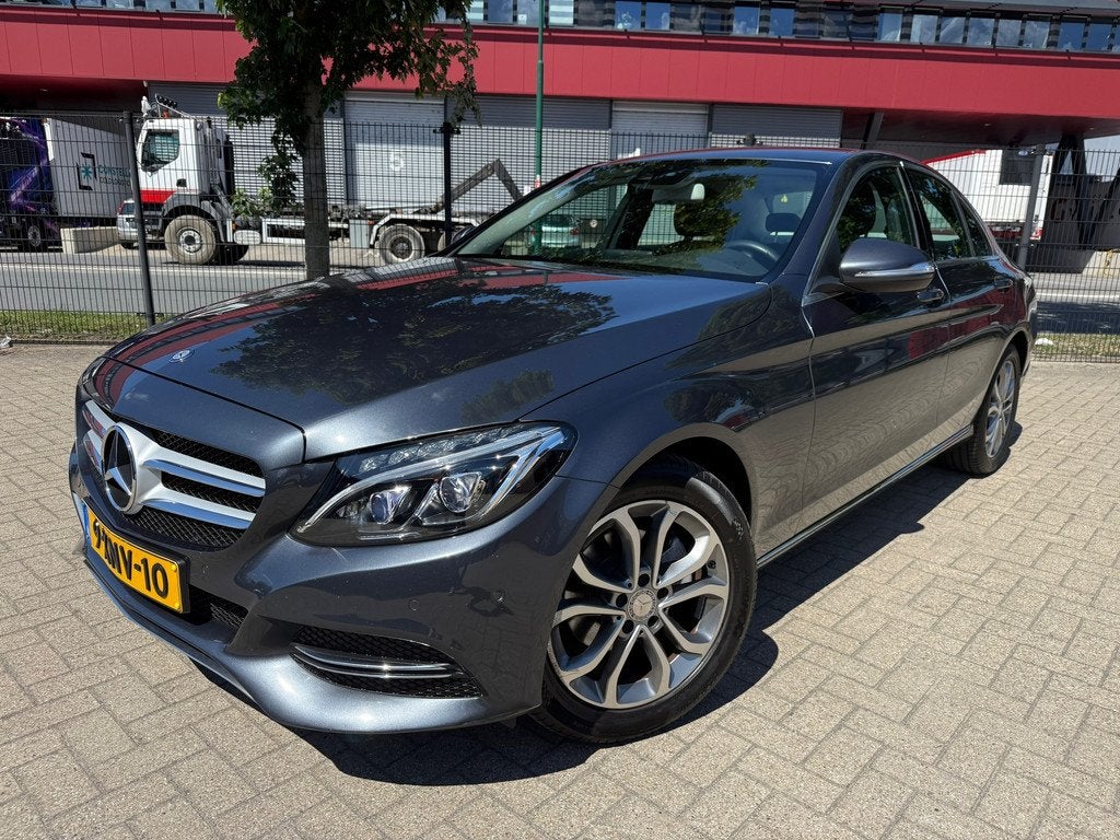 Mercedes-Benz C-klasse 180 Ambition 2014/ORIGINEEL NL/NAP NL, Auto's, Gebruikt, Bedrijf, Handgeschakeld, Grijs