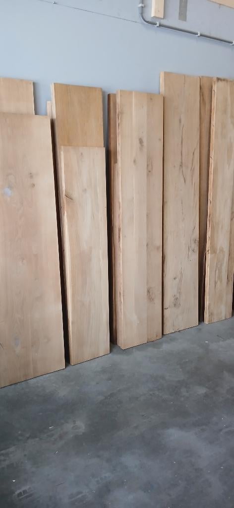 Partij Eiken Planken, Doe-het-zelf en Verbouw, Hout en Planken, Ophalen, 25 tot 50 mm, Eiken, Nieuw