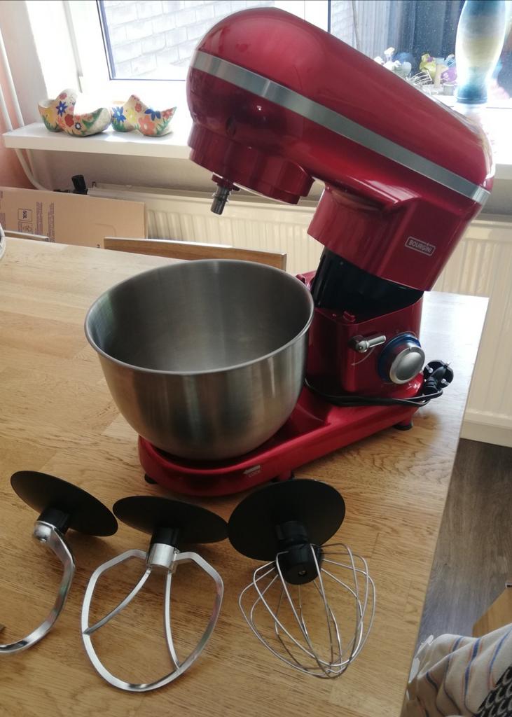 Bourgini mixer, 4 liter of meer, Ophalen, Zo goed als nieuw, 3 snelheden of meer