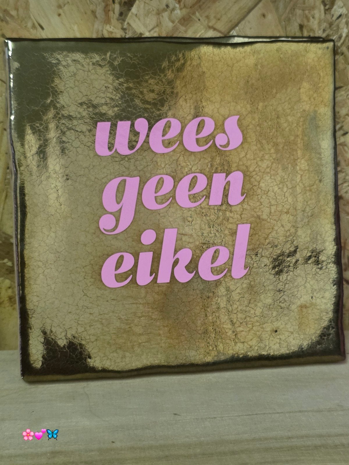 Tegeltje decoratie, Huis en Inrichting, Ophalen of Verzenden, Nieuw