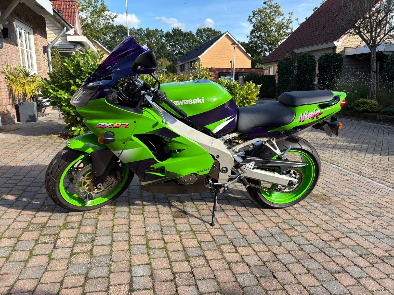 Kawasaki Zx9r 2000 groen paars nette staat, Motoren, Particulier, Super Sport