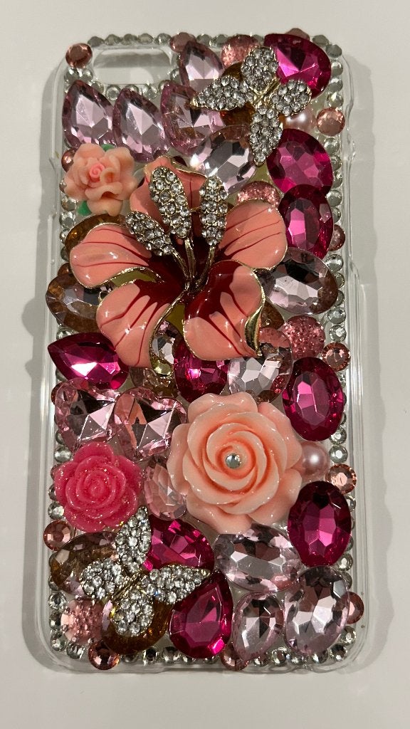 GSM-hoesje met bloemen, Ophalen of Verzenden, Nieuw, Frontje of Cover