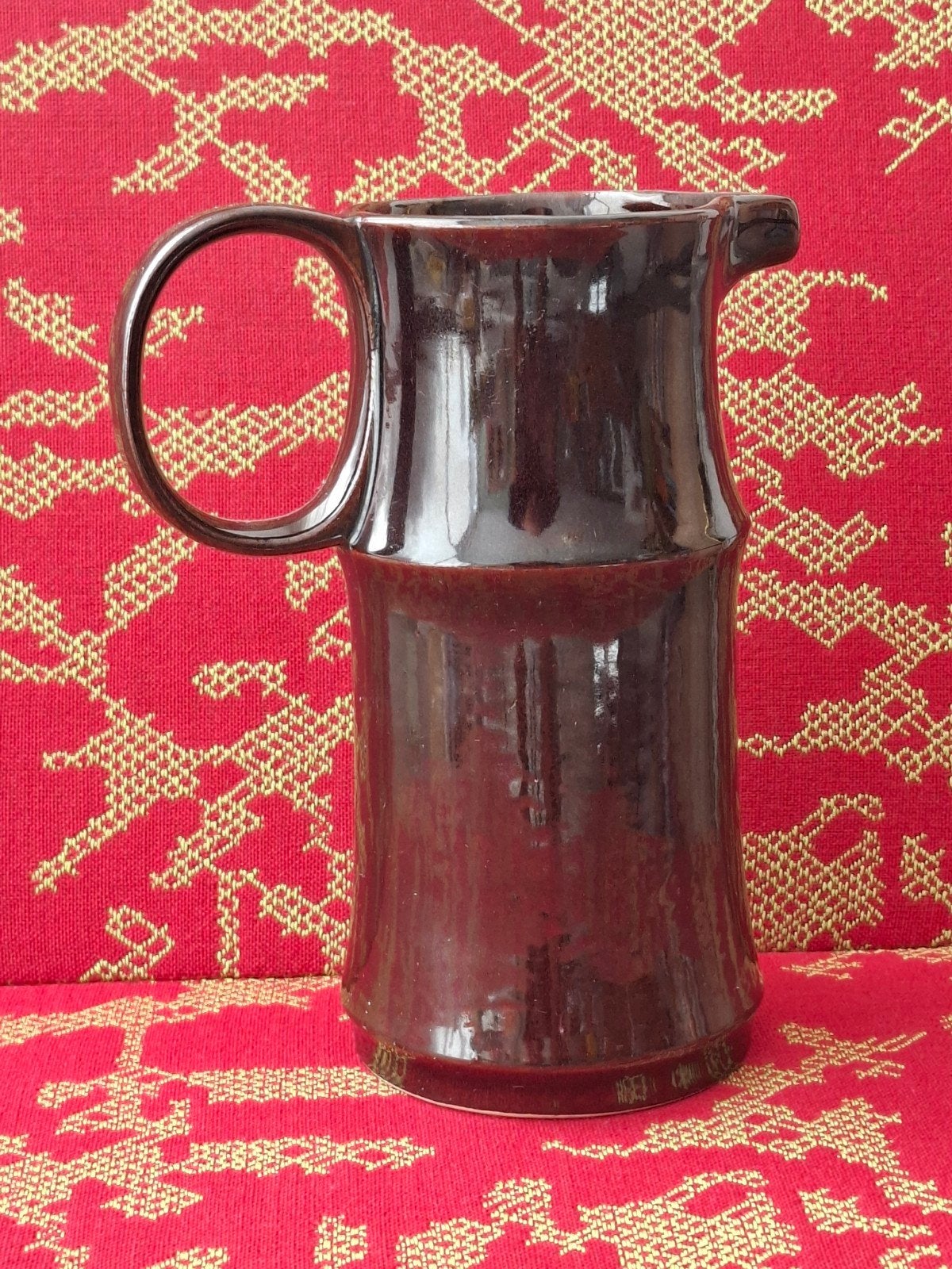Jasba vaas / schenk kan West Germany 21 cm, Antiek en Kunst, Ophalen of Verzenden