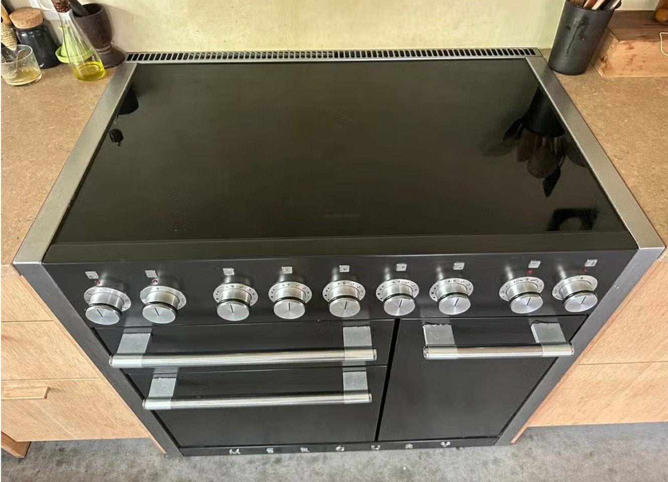 Inductie fornuis Falcon Mercury 1m, Ophalen, 60 cm of meer, 4 kookzones, Zo goed als nieuw