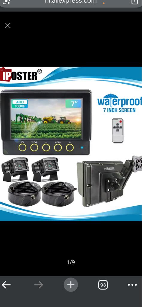Marine camerasysteem  met voor en achter  camera, Auto diversen, Achteruitrijcamera's, Gebruikt, Ophalen of Verzenden