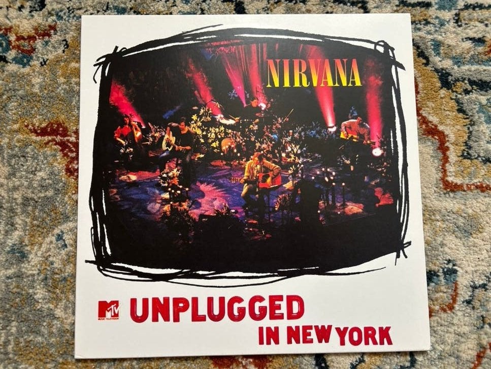 Nirvana - MTV Unplugged In New York LP, Cd's en Dvd's, Vinyl | Rock, LP, Inclusief insert, Ophalen of Verzenden, Zo goed als nieuw