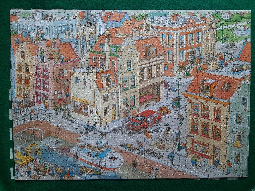 J.v.H. puzzel HET ONTBREKENDE STUKJE  1000 stukjes Ruil/koop, Hobby en Vrije tijd, Denksport en Puzzels, Ophalen, 500 t/m 1500 stukjes