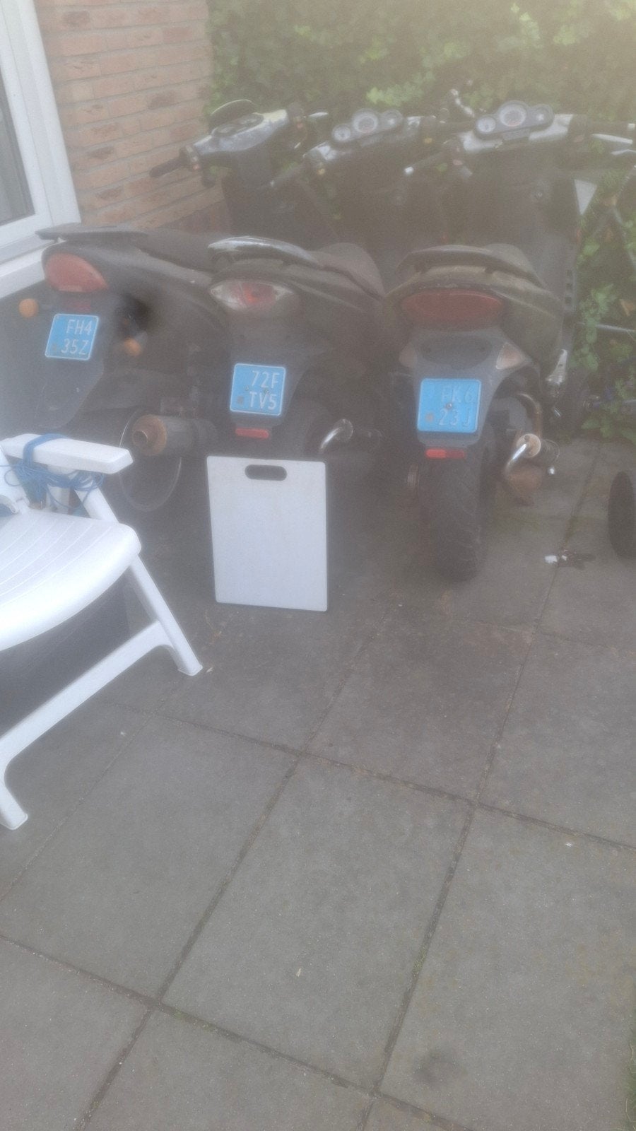 Partij scooters: 2x Speedfight 2 (50/80cc) en 1x AGM, Ophalen
