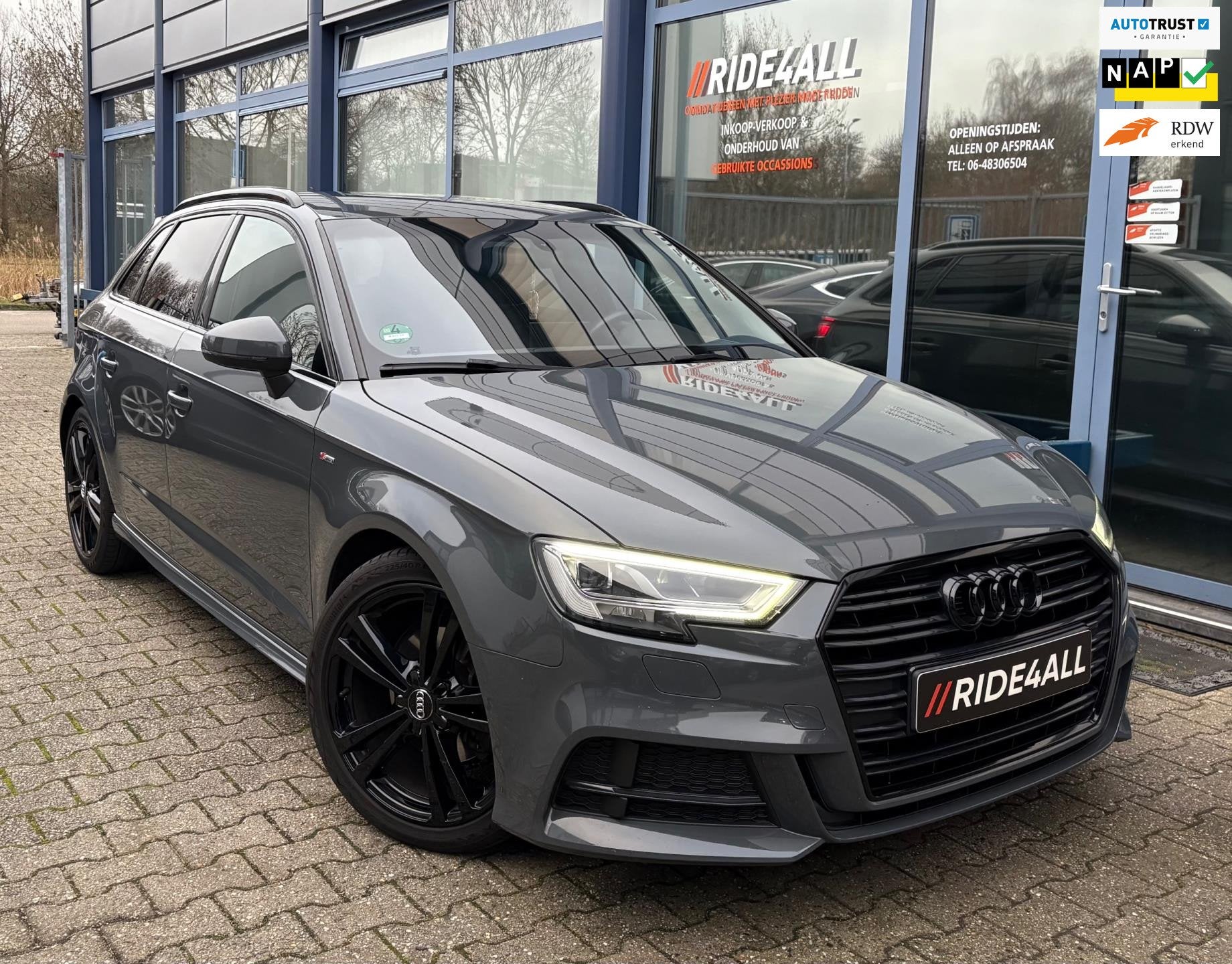 Audi A3 Sportback 35 TFSI/S-LINE/VIRTUAL/STOELVW, Auto's, Audi, 4 cilinders, 150 pk, Leder en Stof, Bedrijf