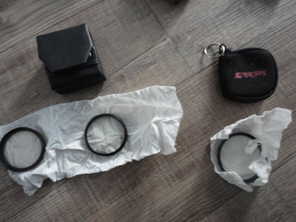 HEB 3 UV FILTERS /BESCHERM  FILTERS VOOR EEN LENS, Gebruikt, UV-filter, Ophalen of Verzenden, Hama