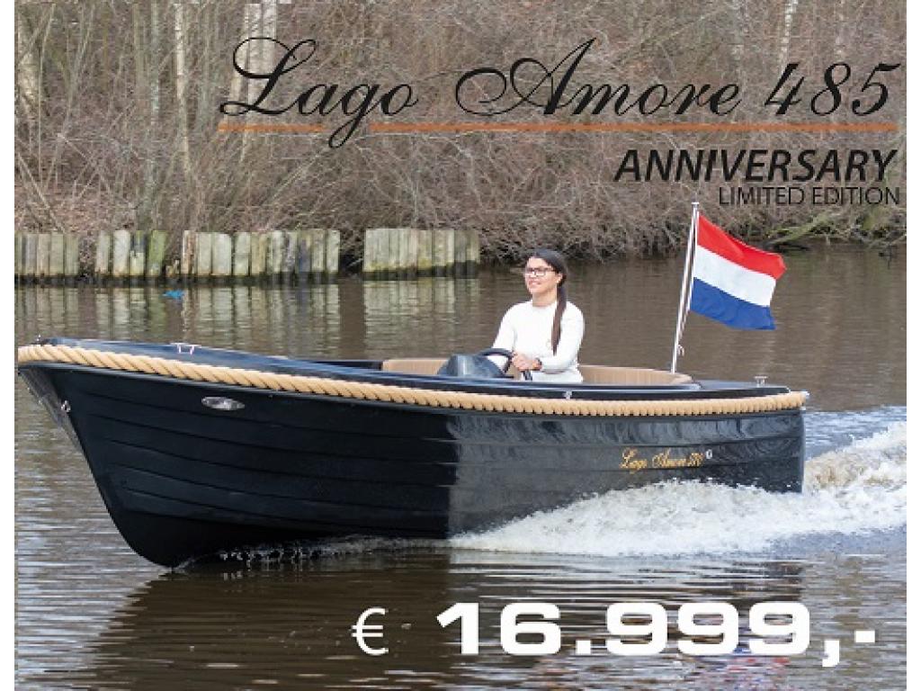Lago Amore 485 Anniversary Limited Edition, 10 tot 30 pk, Nieuw, 3 tot 6 meter, Buitenboordmotor
