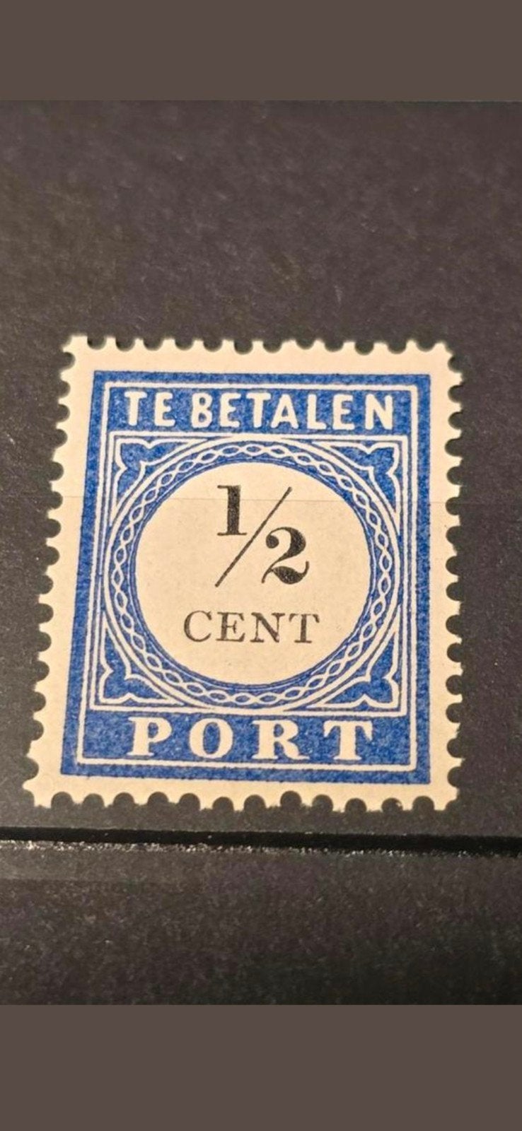 Postfris 1/2 cent ca 1881 ongebruikt met gom €25, Postzegels en Munten, Postzegels | Nederland, Ophalen of Verzenden, Postfris