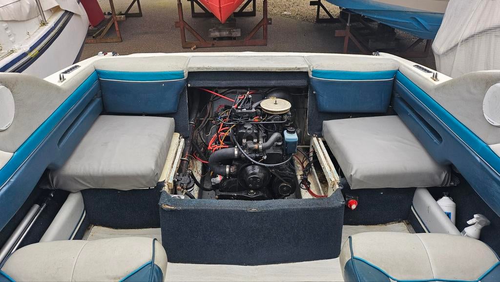 Vaarklare en overcomplete Bayliner capri 2050 met 135pk, Ophalen, Gebruikt, Binnenboordmotor, 6 meter of meer