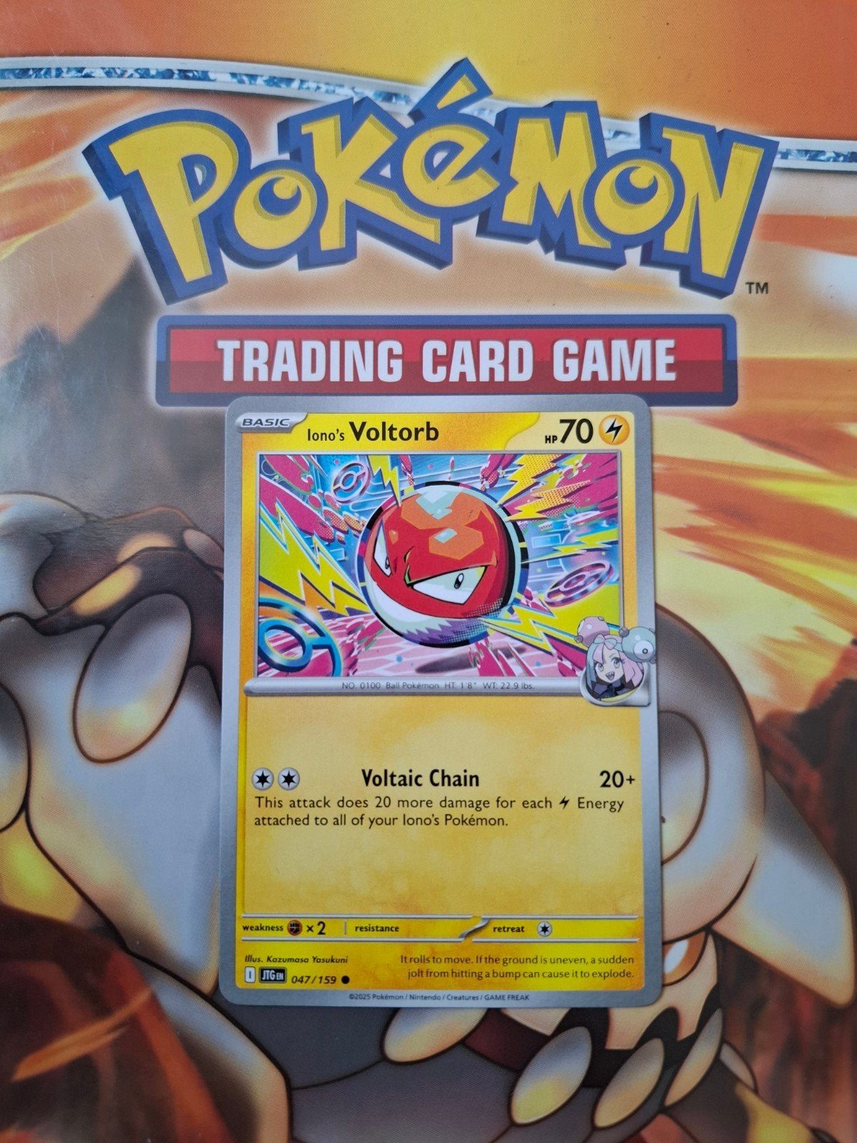 Voltorb 047/159 Journey together pokemon kaart nm-mint, Ophalen of Verzenden, Zo goed als nieuw, Losse kaart