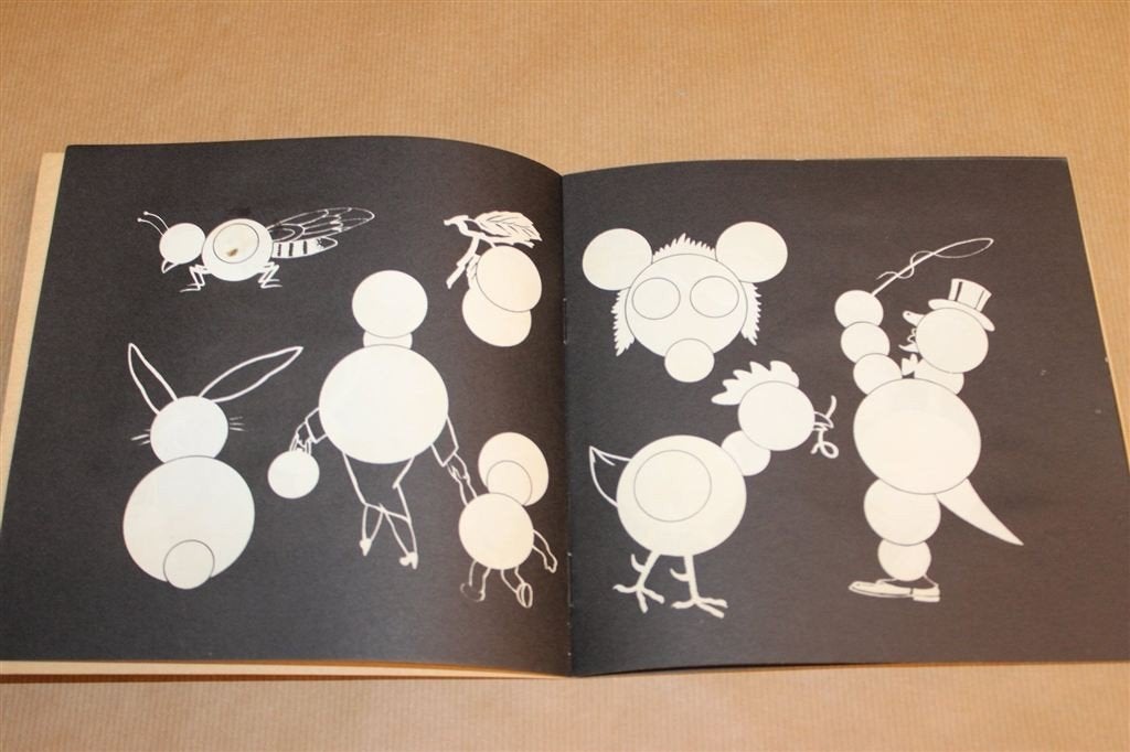 Kleur en Plakboek — Vintage Kleurboek met Plakkers [1950], Ophalen of Verzenden, Gelezen