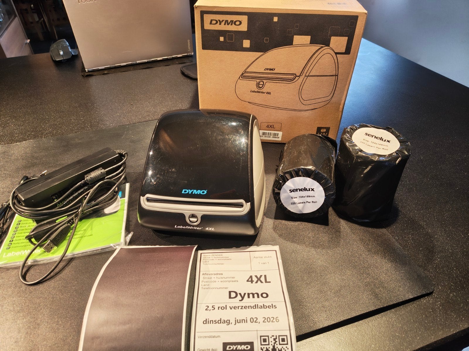 Complete Dymo 4XL set, Ophalen of Verzenden, Zo goed als nieuw