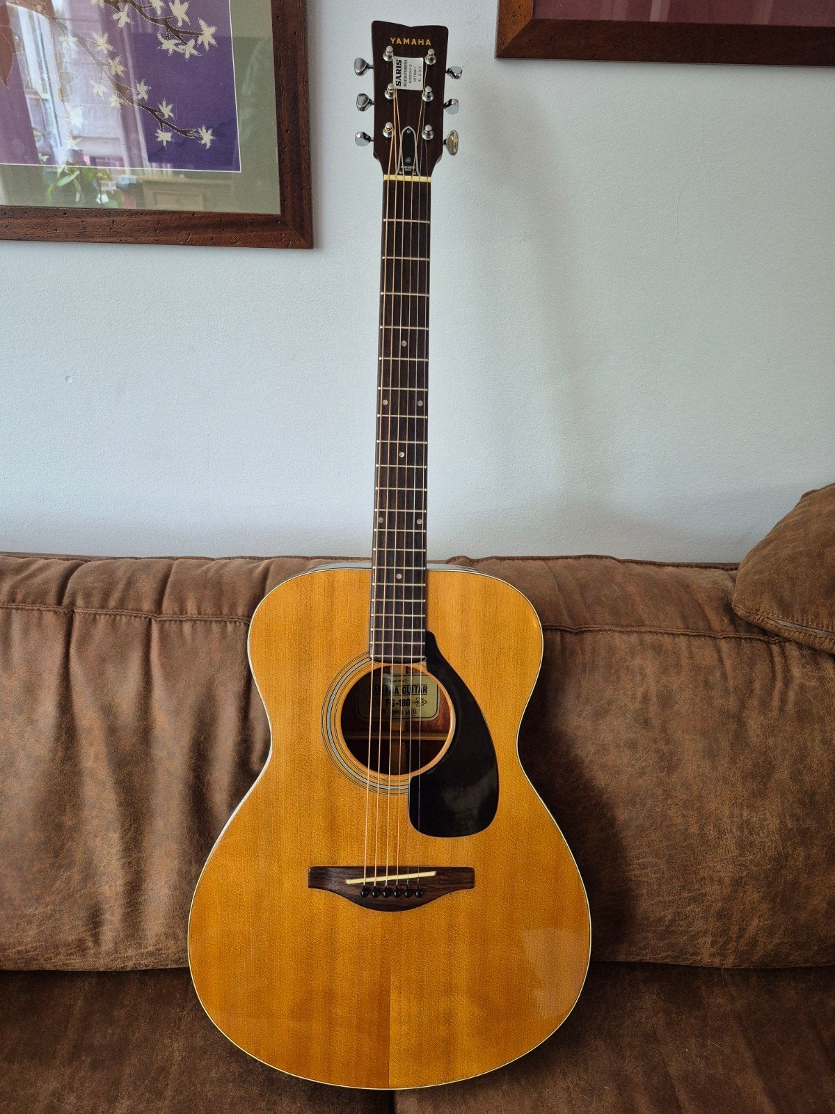 Yamaha FG-180 Nippon Gakki – Vintage Japanse FG, Ophalen, Zo goed als nieuw, Klassieke of Spaanse gitaar