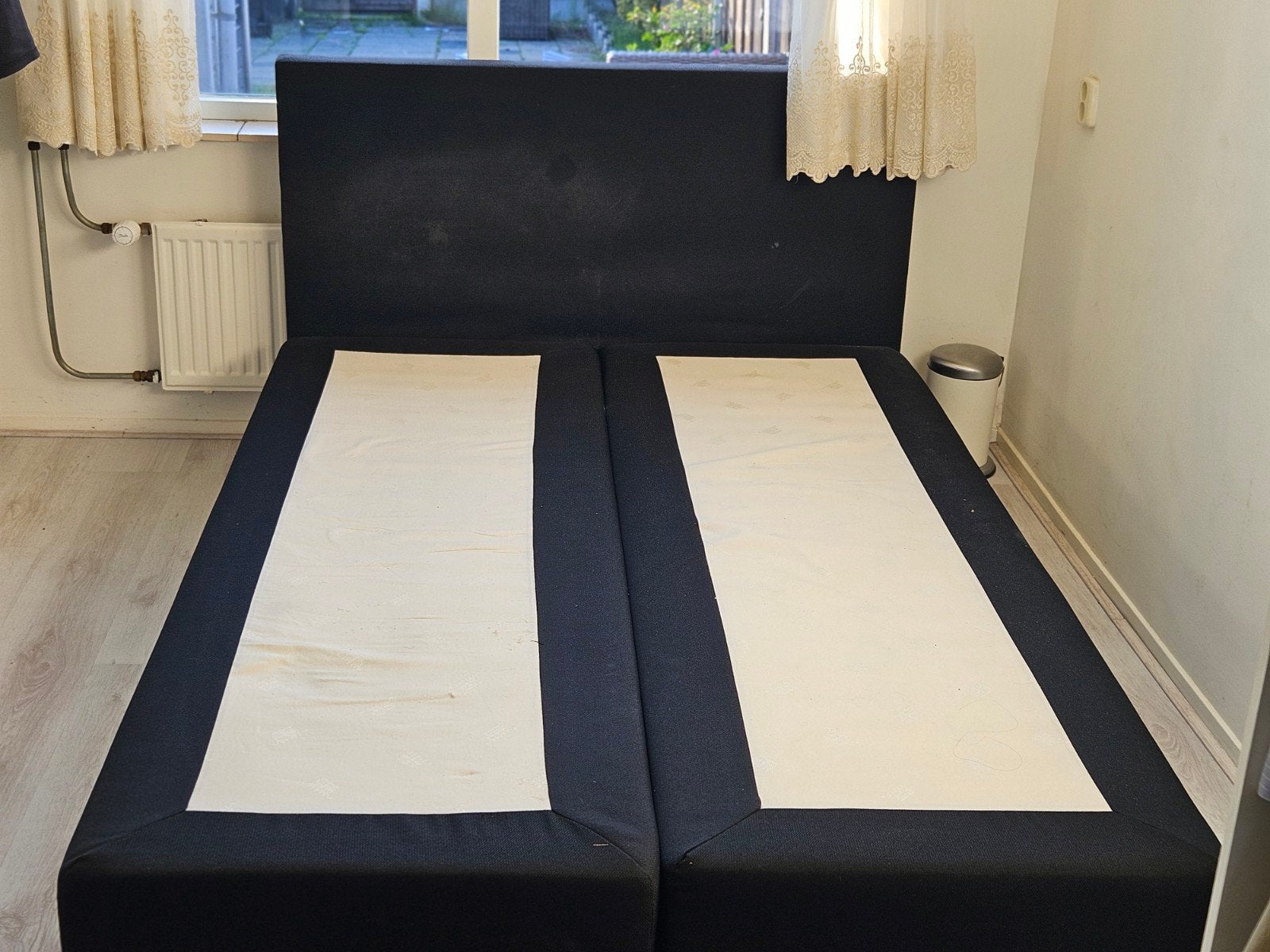 Tweepersoonsbed 140x200 met matras, Ophalen, Gebruikt, Tweepersoons, 140 cm