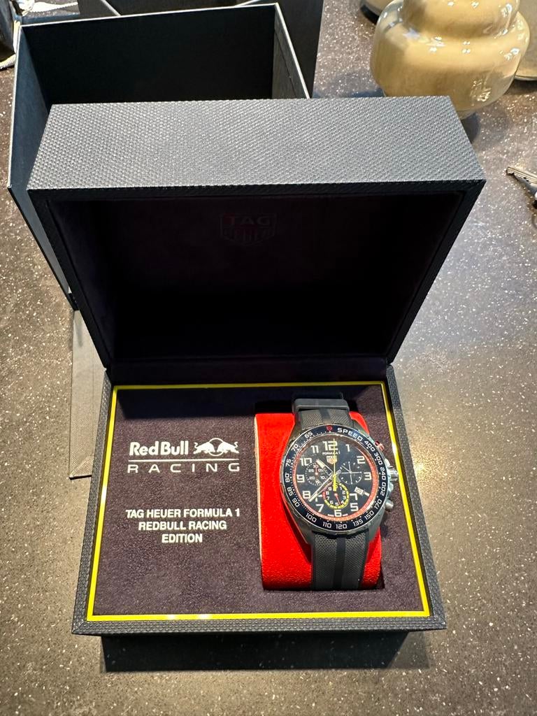 TAG Heuer Formula 1 Red Bull Racing Special Edition, Staal, Polshorloge, Kunststof, Ophalen of Verzenden