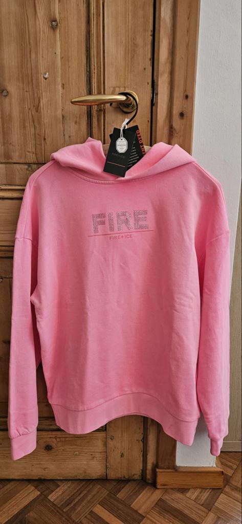 Roze Fire+Ice Hoodie met Swarovski Kristallen - Nieuw, Ophalen of Verzenden, Nieuw, Maat 38/40 (M), Roze
