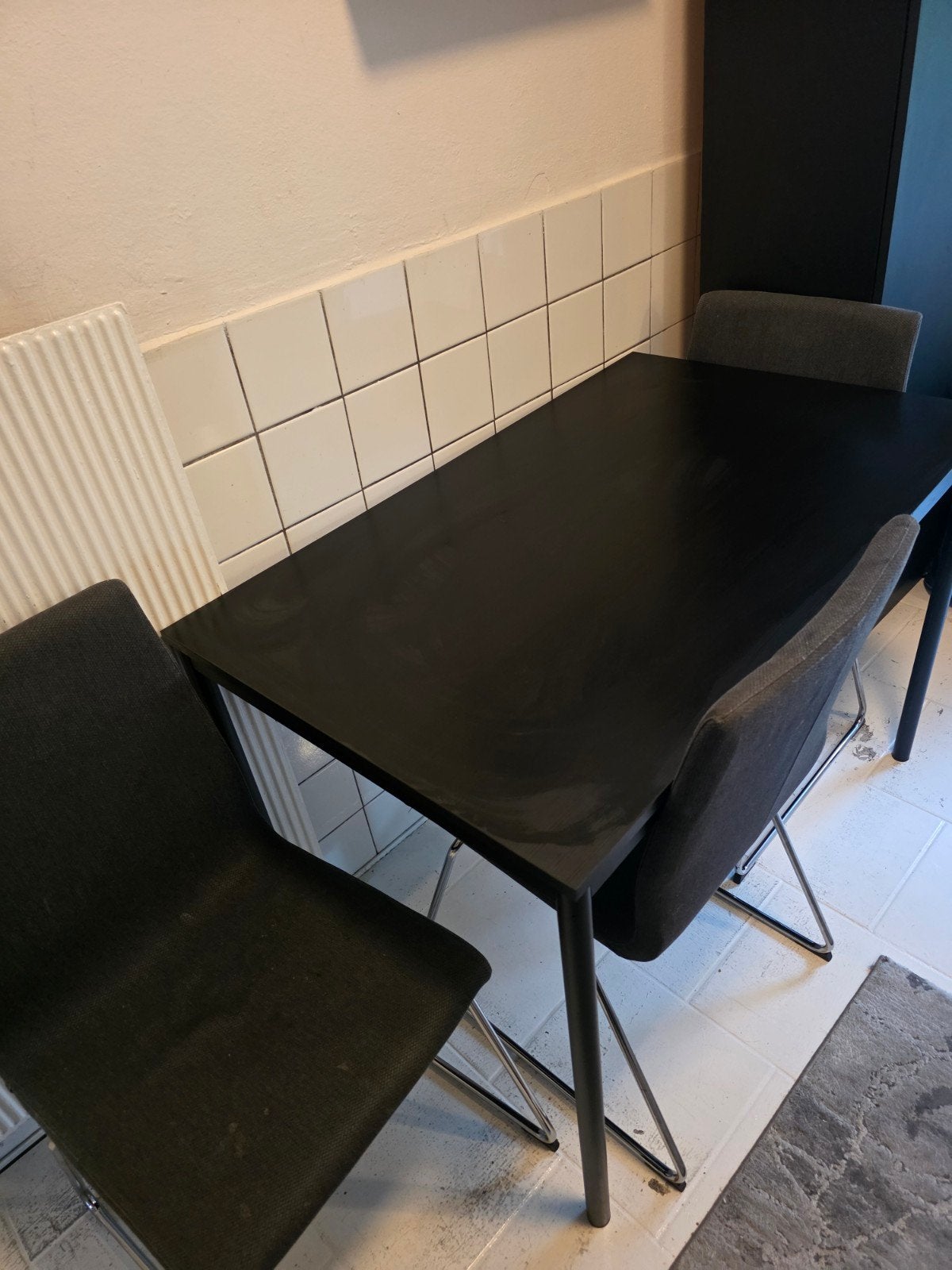 eettafel plus voorraad kast, Huis en Inrichting, Ophalen, Vier personen, Rechthoekig, 50 tot 100 cm
