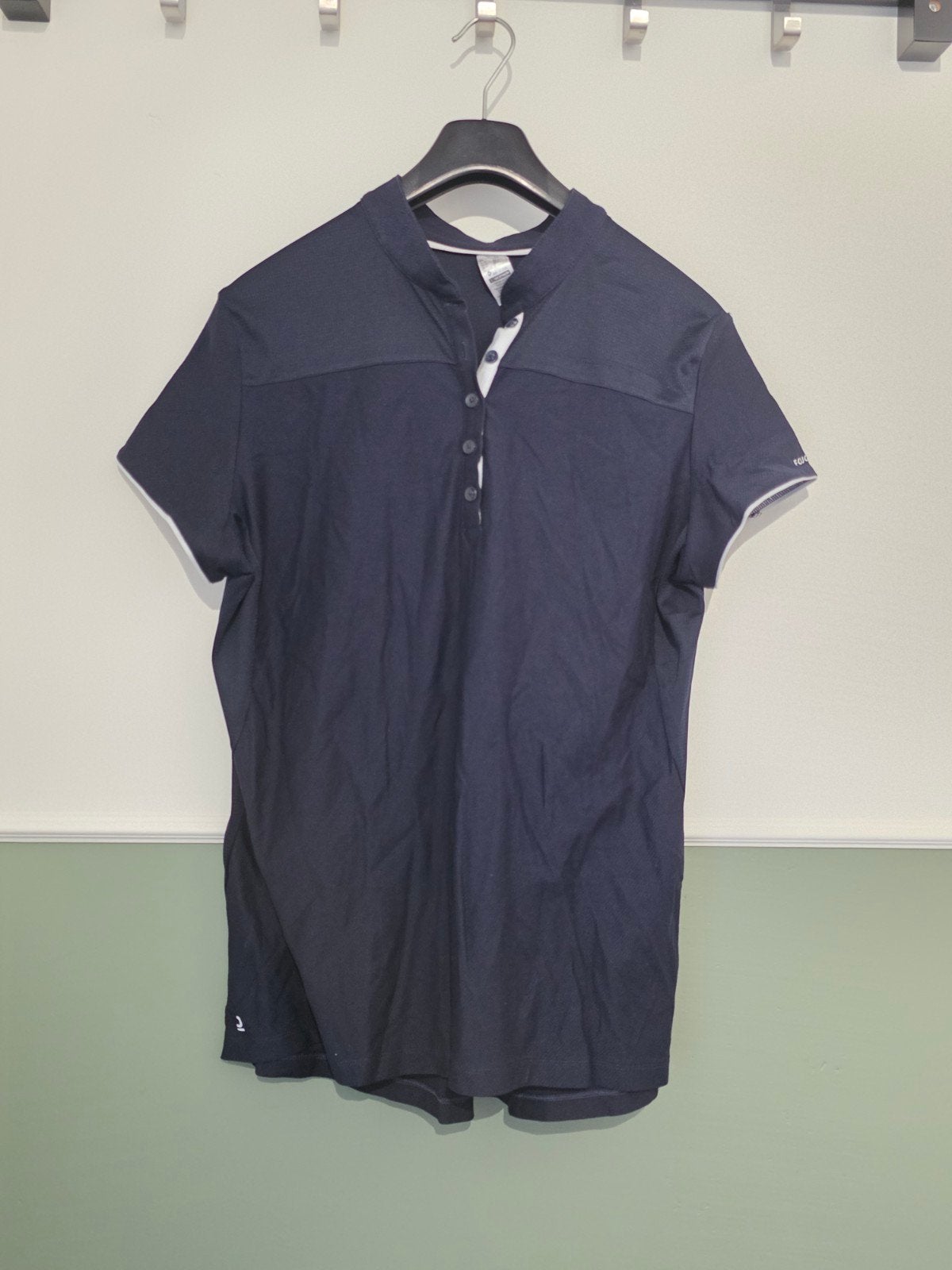 Dames Decathlon Fouganza polo shirt maat XL blauw, Ophalen of Verzenden, Zo goed als nieuw