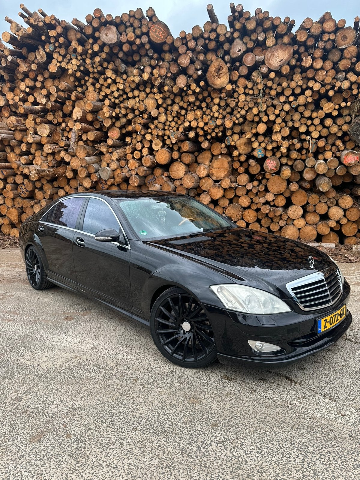 Mercedes-Benz s500, Automaat, 1885 kg, Zwart, Leder