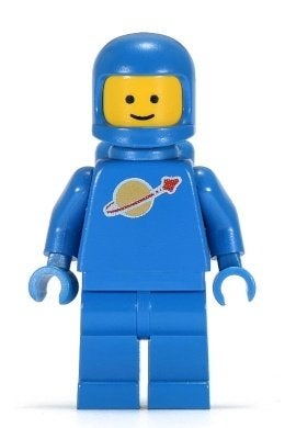 Lego Space Classic Space Minifig Blauw SP004, Lego, Ophalen of Verzenden, Zo goed als nieuw, Compleet