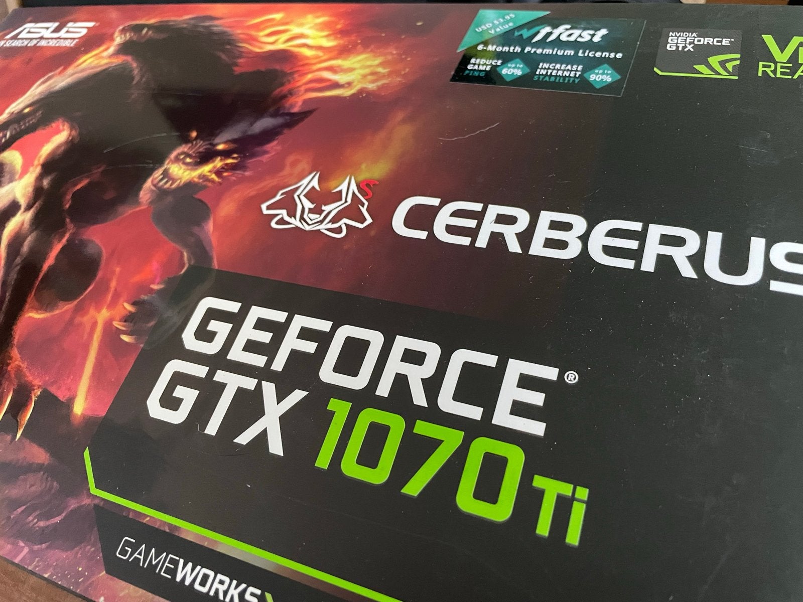 ASUS Cerberus GeForce GTX 1070 Ti Advanced 8GB GDDR5, PCI-Express 3, HDMI, Ophalen of Verzenden, Nvidia