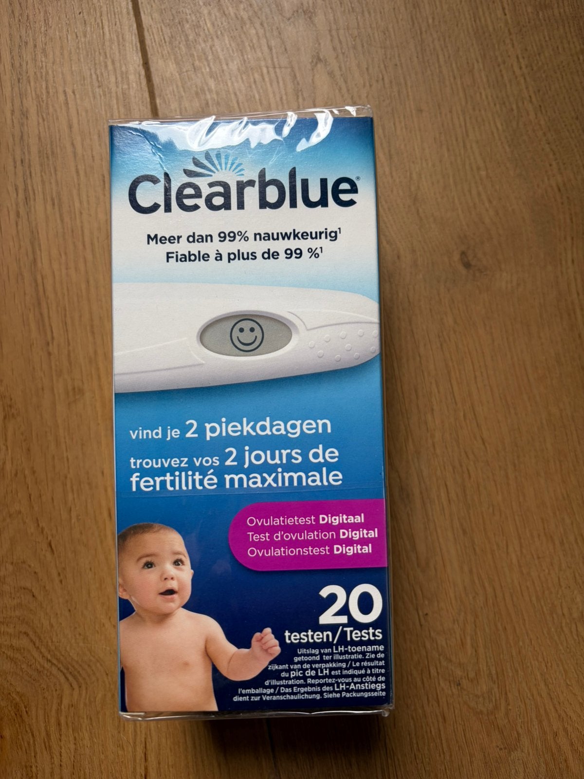 Clearblue ovulatietesten - 20 stuks nog in plastic, Ophalen of Verzenden, Nieuw, Overige typen