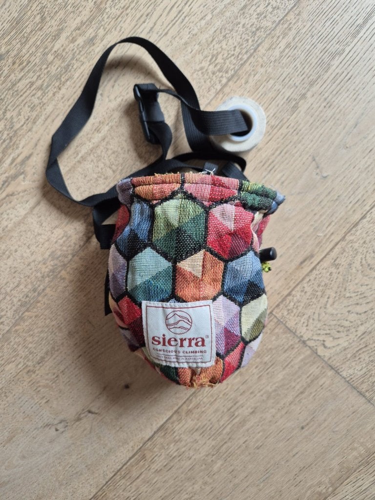 Sierra krijtzakje magnesiumzakje chalk bag voor klimmen., Ophalen of Verzenden, Zo goed als nieuw, Klimsport-accessoire