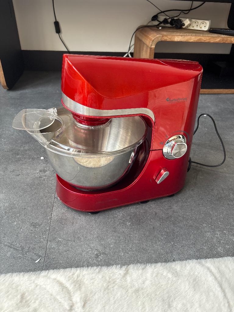 TurboTronic ProMix Rood, 4 liter of meer, Ophalen of Verzenden, Zo goed als nieuw, 3 snelheden of meer