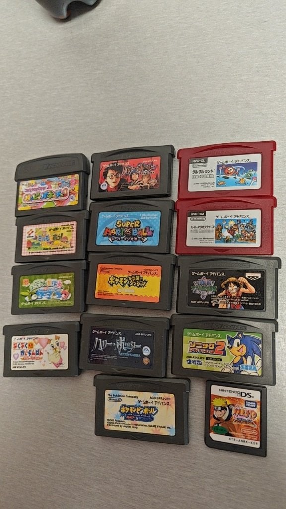 15 Japanse GBA/DS games - Mario, Pokemon, Sonic e.a., Spelcomputers en Games, Gebruikt, Overige genres, 1 speler, Ophalen of Verzenden