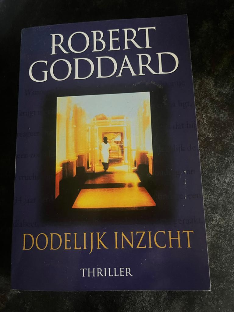 Robert Goddard - Dodelijk Inzicht (Thriller), Boeken, Ophalen of Verzenden, Gelezen, Europa overig