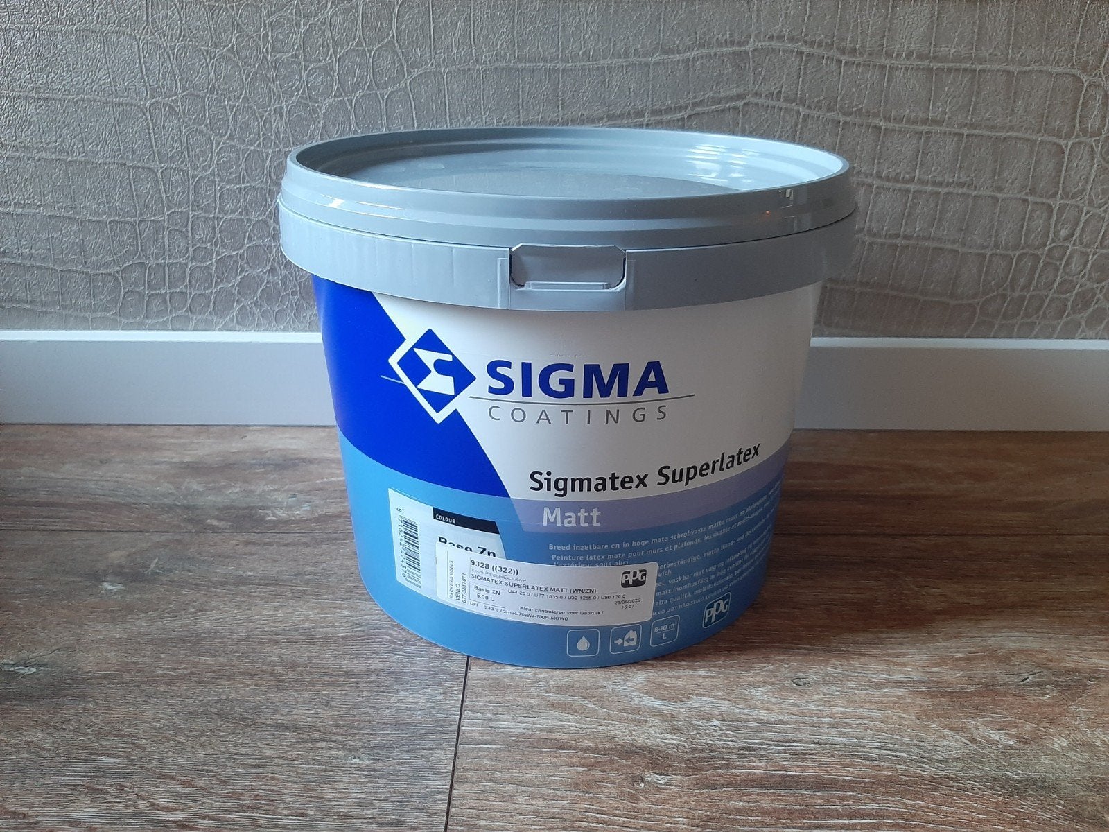 5L Sigma Sigmatex Superlatex Matt kleurnr.9328, Ophalen, Nieuw