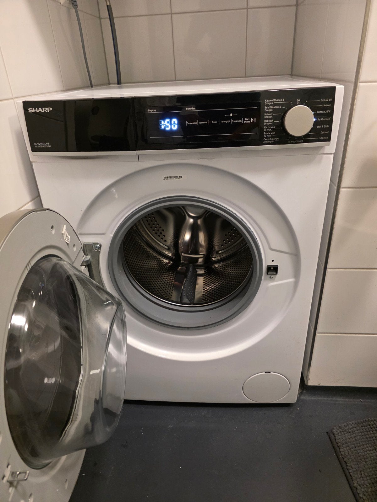 Sharp Was-droogcombinatie 10kg wassen, 6kg drogen