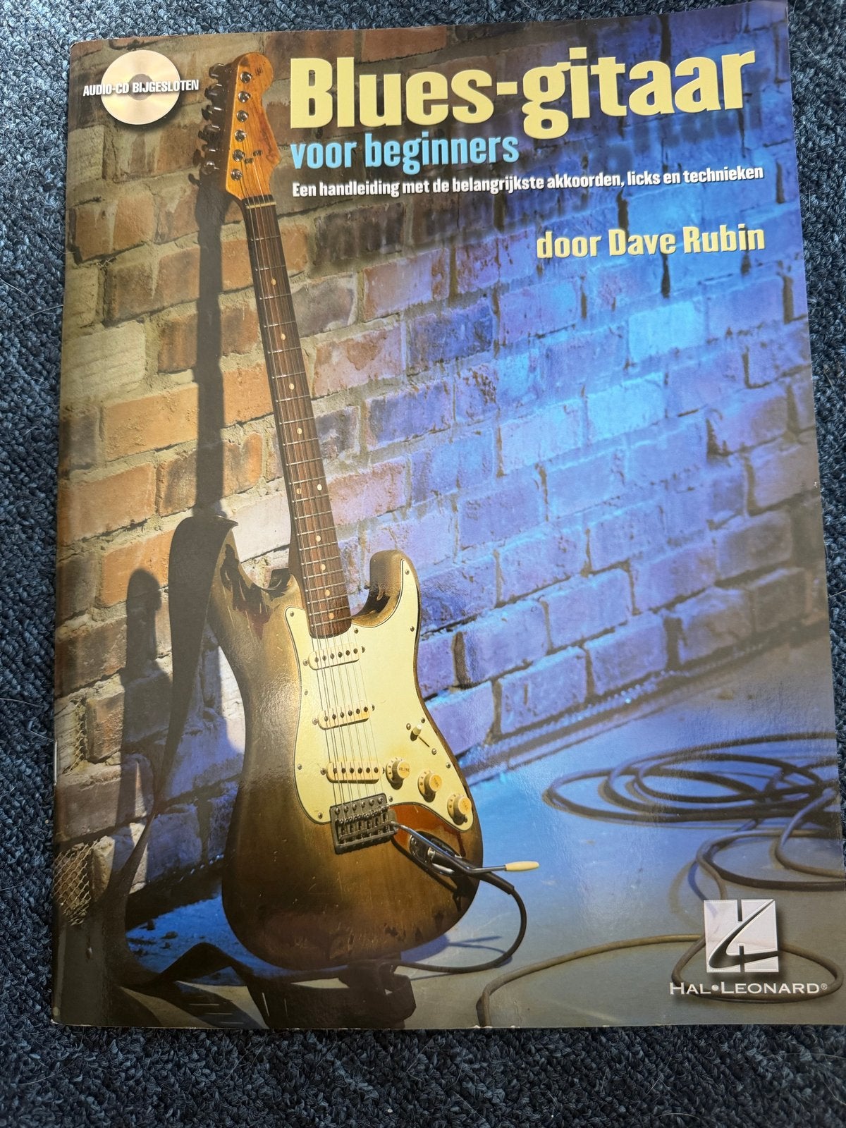 Blues-gitaar boek voor beginners incl. Begeleidings cd, Boeken, Ophalen, Zo goed als nieuw, Instrument