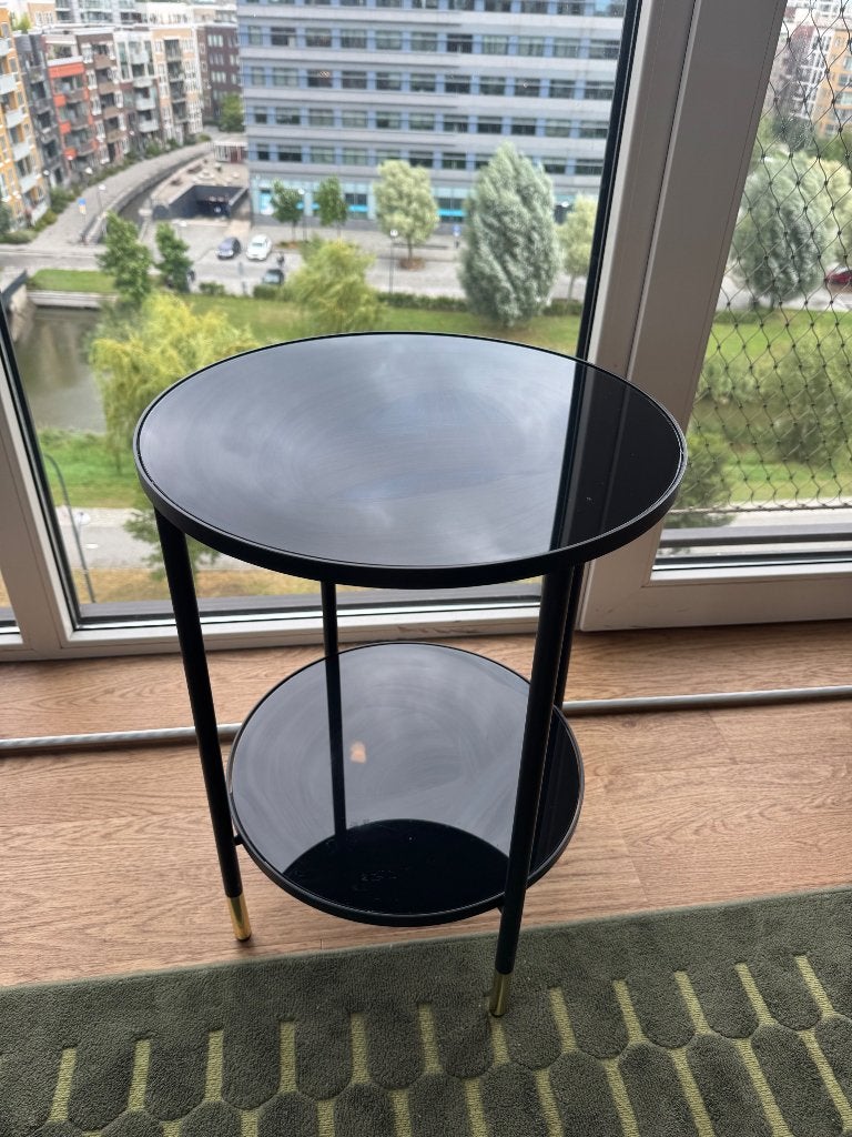 Supermooi Zwart Nachtkastje, Ophalen of Verzenden, Zo goed als nieuw, Minder dan 45 cm, 55 tot 70 cm