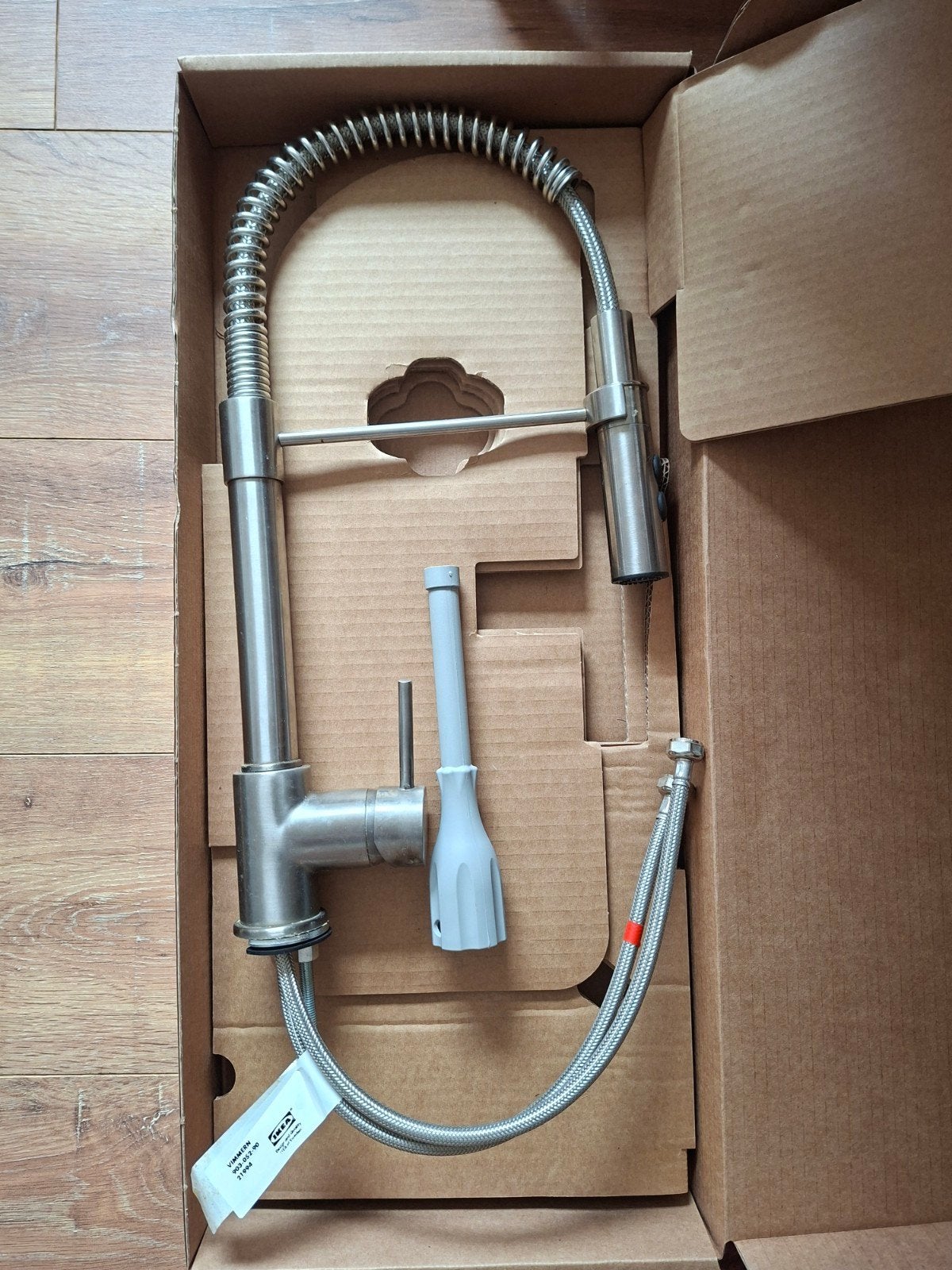 IKEA VIMMERN Keukenkraan met Uittrekbare Douche - Nieuw, Ophalen, Kraan